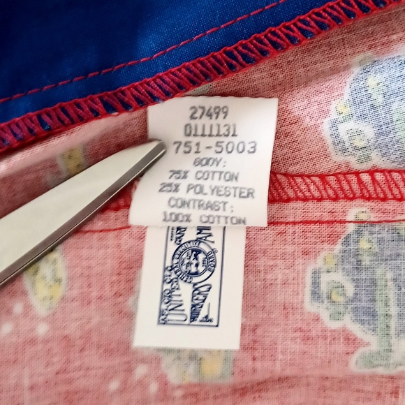 Vintage OshKosh B'Gosh Boy's Overalls with Submarins Print, size 7 - Picture 14 of 14